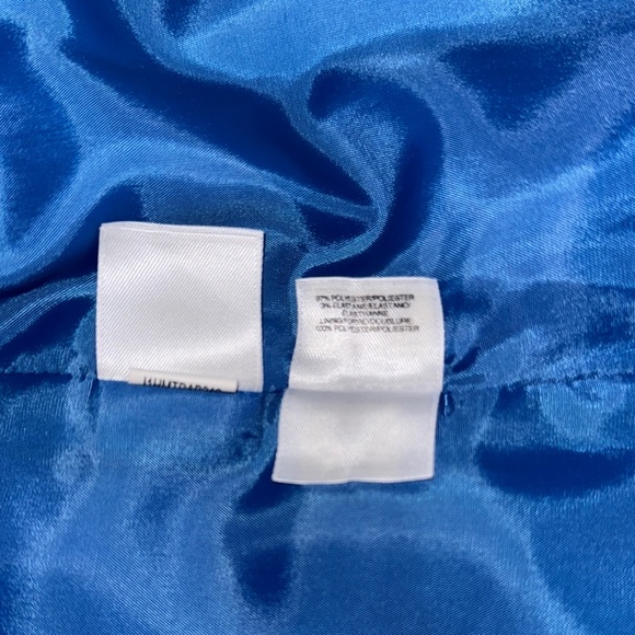 Jones Studio Separates Blue Women's Blazer Jacket with Shawl Collar Size 14 - Picture 4 of 6